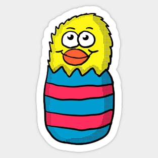 Easter Egg Chick Sticker